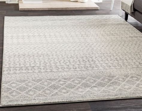 kreutzer distressed global inspired cream grey area rug